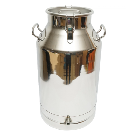 Aparate de muls - Bidon inox pentru lapte 40L cu capac si robinet pentru aparat de muls vaci DISED67 (BK90555)
