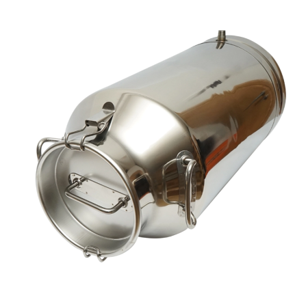 Bidon inox pentru lapte 50L cu capac si robinet pentru aparat de muls vaci DISED68 (BK90556) [1]