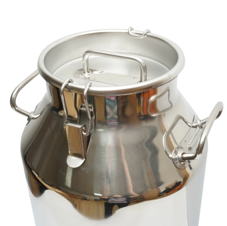 Bidon inox pentru lapte 50L cu capac si robinet pentru aparat de muls vaci DISED68 (BK90556) [3]