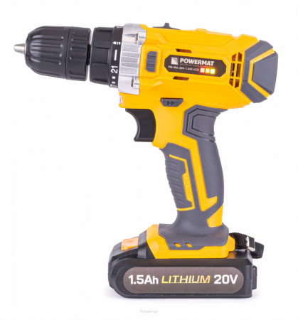 Masina, Aparat de gaurit, insurubat, Bormasina, Autofiletanta cu acumulator 20V 2 baterii + accesorii (PM0784) [5]