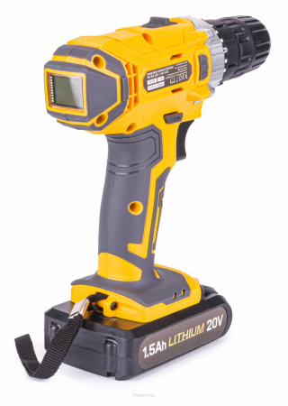 Masina, Aparat de gaurit, insurubat, Bormasina, Autofiletanta cu acumulator 20V 2 baterii + accesorii (PM0784) [6]