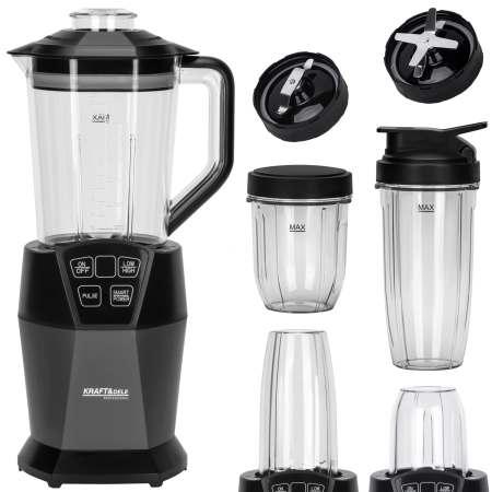 Produse noi (necategorizate) - Blender cu recipiente, 1500 ml  800 ml  400 ml, 1850 W, (KD4149)