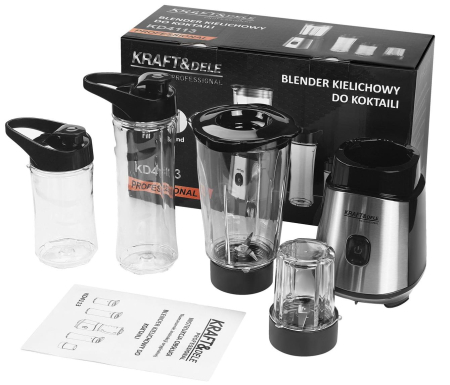Produse noi (necategorizate) - Blender cu recipiente, 570ml  400 ml, 1500 W + 2 sticle (KD4113 )