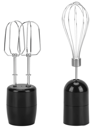 Blender de mana 1500W multifunctional cu doua trebe de viteza Turbo 4 lame otel inoxidabil tocator recipient + accesorii (KD4181) [6]