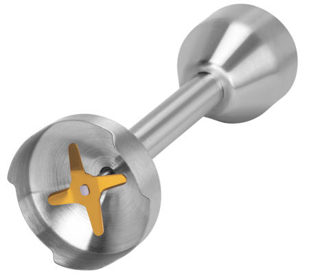 Blender de mana 1500W multifunctional cu doua trebe de viteza Turbo 4 lame otel inoxidabil tocator recipient + accesorii (KD4182) [5]