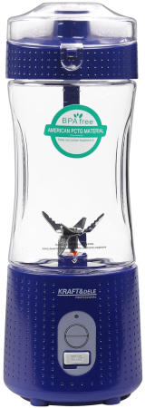 Blender portabil fara fir USB-C 380ML albastru 2x3000mAh (KD4171) [3]