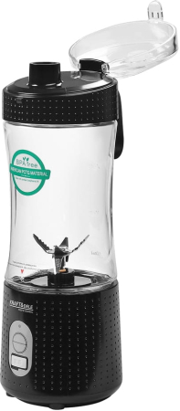 Produse noi (necategorizate) - Blender portabil fara fir USB-C 380ML negru 2x3000mAh (KD4170)