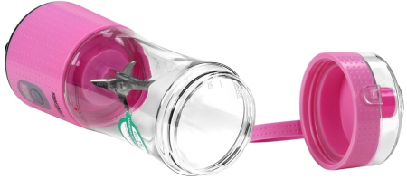 Blender portabil fara fir USB-C 380ML roz 2x3000mAh (KD4172) [10]