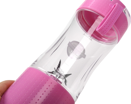 Blender portabil fara fir USB-C 380ML roz 2x3000mAh (KD4172) [9]
