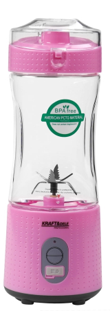 Blender portabil fara fir USB-C 380ML roz 2x3000mAh (KD4172) [3]