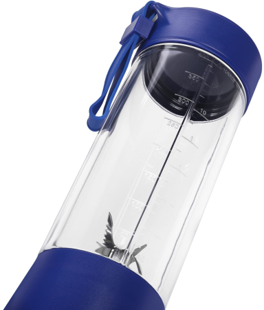 Blender portabil fara fir USB-C 400ML albastru 2x3000mAh (KD4174) [3]