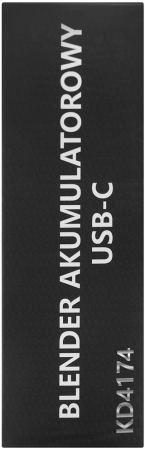 Blender portabil fara fir USB-C 400ML albastru 2x3000mAh (KD4174) [10]