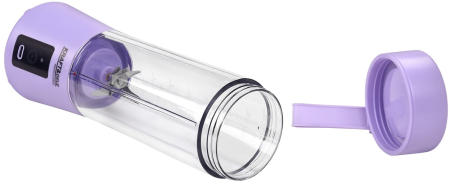 Blender portabil fara fir USB-C 400ML mov 2x3000mAh (KD4175) [6]