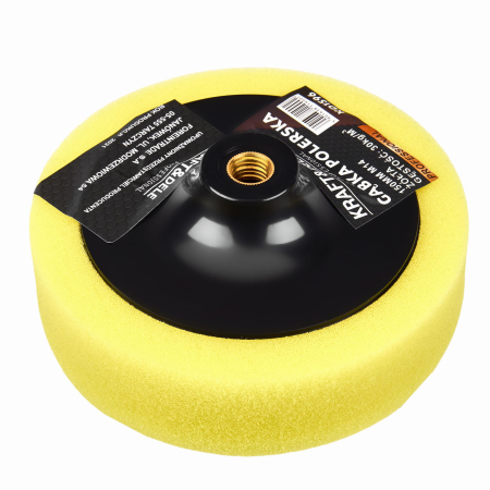 Burete pentru lustruit polisat 150mm M14 galben 25 kgm³ (KD1596) [6]