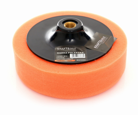 Scule electrice - Burete pentru lustruit polisat 150mm M14 portocaliu 24 kgm³ (KD3060)
