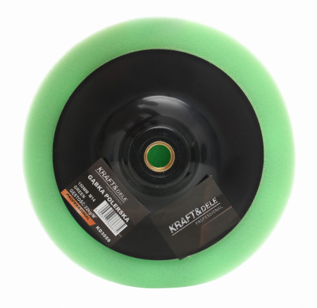 Burete pentru lustruit polisat 150mm M14 verde 26 kgm³ (KD3059) [3]