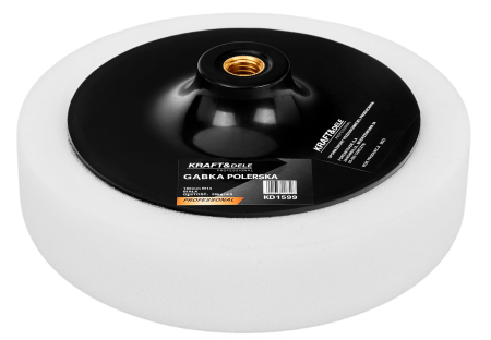 Scule electrice - Burete pentru lustruit polisat alb 180mm M14 alb 28 kgm³ (KD1599)