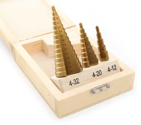 Burghie in trepte 4-32mm 3 buc (KD10244) [1]