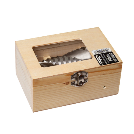 Burghiu conic in trepte HSS 6-60 mm, spiralat, pentru metal, tabla si plastic (M22340) [3]