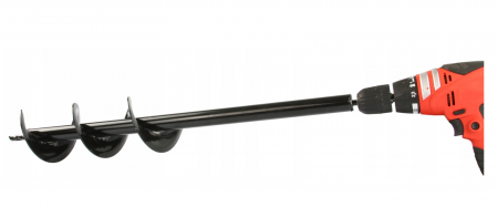 Burghiu foreza pamant 10x30cm pentru aparat gaurit filetanta mini burghiu (S11554) [4]