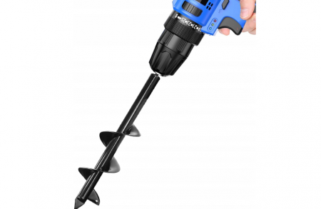 Burghiu foreza pamant 10x30cm pentru aparat gaurit filetanta mini burghiu (S11554) [8]