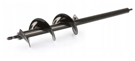 Burghiu foreza pamant 10x30cm pentru aparat gaurit filetanta mini burghiu (S11554) [5]