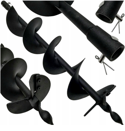 Motoburghii / burghii - Burghiu spiral pentru motoburghiu, 150 mm x 800 mm, prindere 20 mm (V90054)