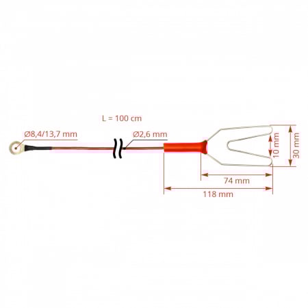 Cablu de iesire generator impuls gard electric (AGR0177) [6]