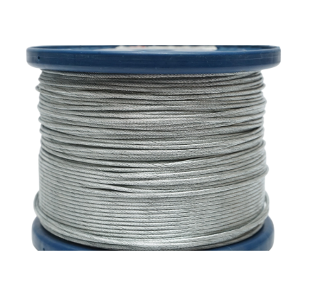 Cablu otel galvanizat fi 1.5mm, fire 1x19, sarcina maxima 211Kg, greutate 5.12Kg, 200m/rola (DISSV99) [1]