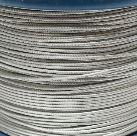 Cablu otel galvanizat fi 2mm, fire 1x19, sarcina maxima 80Kg, greutate 4.8Kg, 250m/rola (DISSW39) [1]