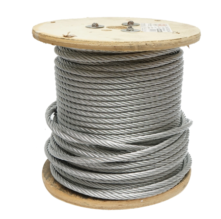 Produse noi (necategorizate) - Cablu otel galvanizat fi 8mm, fire 6x19, sarcina maxima 3480Kg, greutate 22Kg, 100m/rola (DISSW44)