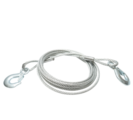 Cablu/sufa metalic de remorcare cu carlig cu autoblocare 3,4m fi 9mm, sarcina maxima 6T DISDG27 (BK90396) [1]