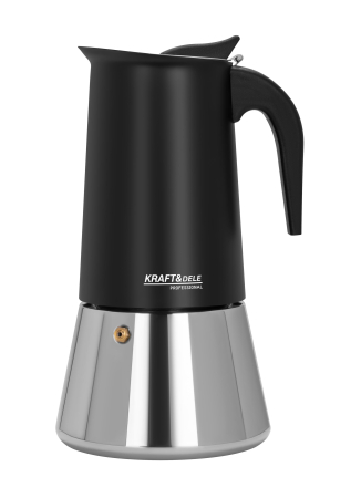 Casa - Cafetiera Moka inox 12 cesti pentru cafea espresso pe aragaz (KD4275)