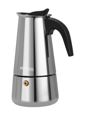 Cafetiera Moka inox 300 ml 6 cesti pentru cafea pe aragaz (KD4272) [5]