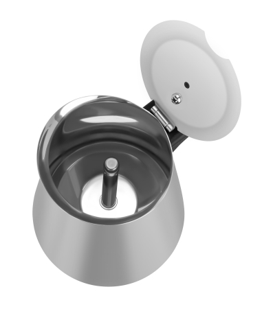 Cafetiera Moka inox 300 ml 6 cesti pentru cafea pe aragaz (KD4272) [4]