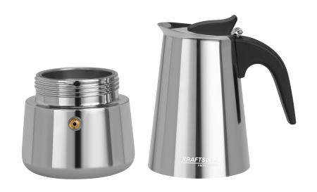 Cafetiera Moka inox 300 ml 6 cesti pentru cafea pe aragaz (KD4272) [8]