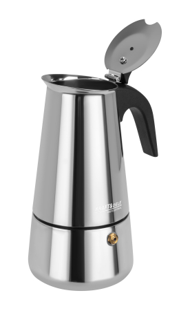 Cafetiera Moka inox 300 ml 6 cesti pentru cafea pe aragaz (KD4272) [6]