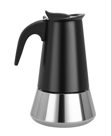 Cafetiera Moka inox 300 ml 6 cesti pentru cafea pe aragaz (KD4274) [6]
