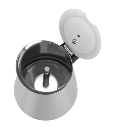 Cafetiera Moka inox 500 ml 10 cesti pentru cafea pe aragaz  (KD4273) [7]