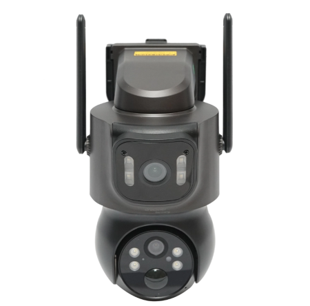 Camera de supraveghere WiFi 4MP cu 2 obiective PTZ 360°, panou solar 5W si detectie PIR DISPN08 (BK79703) [2]