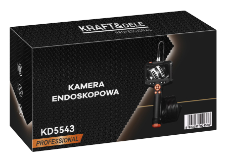 Camera endoscopica 5 m, IPS 4,3", 2 MP, IP67, 2500 mAh (KD5543) [16]