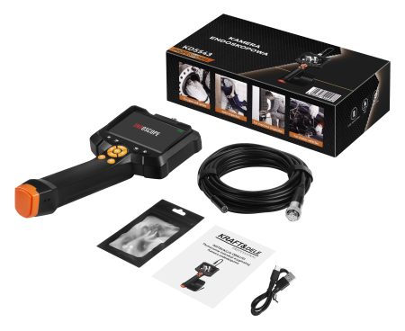 Altele - Camera endoscopica 5 m, IPS 4,3", 2 MP, IP67, 2500 mAh (KD5543)