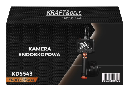 Camera endoscopica 5 m, IPS 4,3", 2 MP, IP67, 2500 mAh (KD5543) [12]