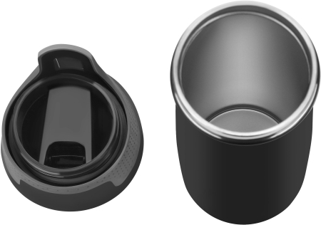 Cana termica 500ml otel inoxidabil pereti dubli etansa deschidere one touch silicon antiderapant (KD4268) [8]