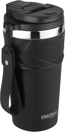 Cana termica 620ml otel inoxidabil pereti dubli pai reutilizabil etansa curea transport (KD4267) [3]
