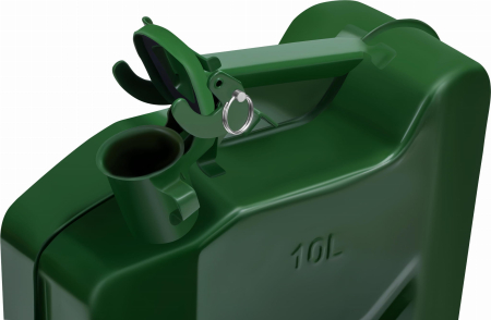 Canistra metalica 10L pentru benzina si motorina verde (KD5441) [11]