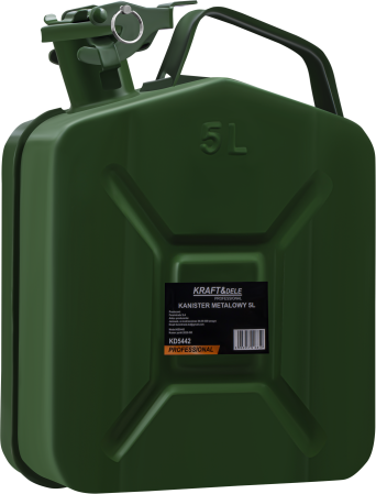 Canistra metalica 5L pentru benzina si motorina verde (KD5442) [2]