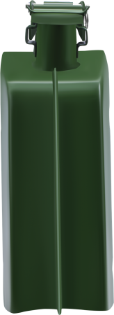 Canistra metalica 5L pentru benzina si motorina verde (KD5442) [3]