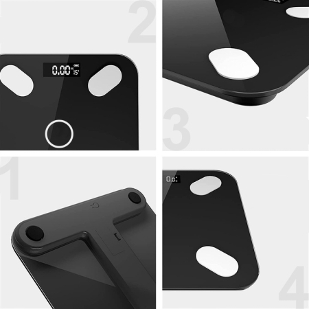 Cantar baie digital 180kg LCD negru (B8200) [9]