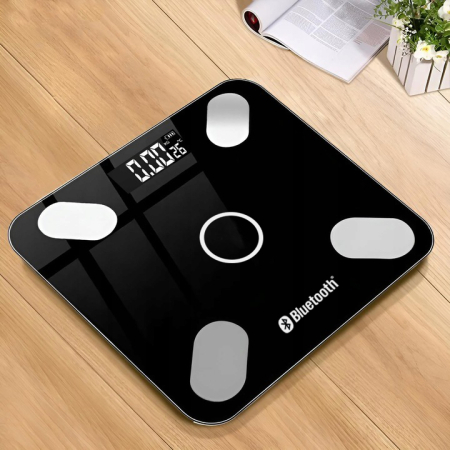 Cantar baie digital 180kg LCD negru (B8200) [10]